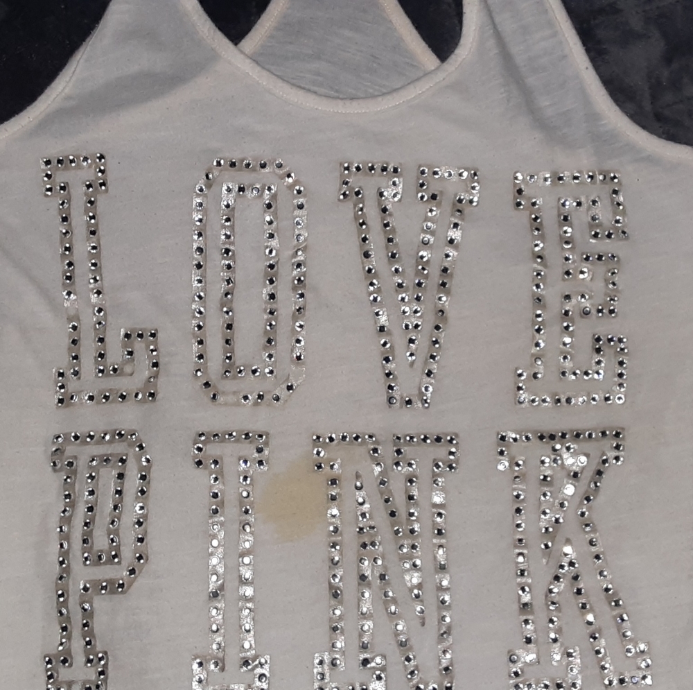 PINK VS Bling tank top